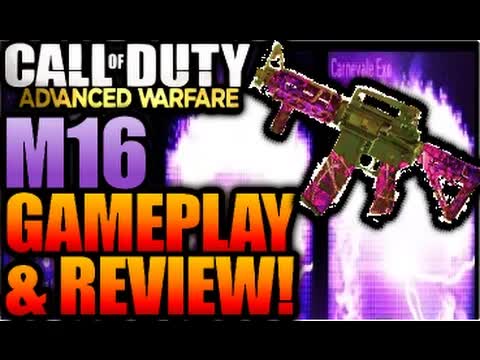 Call of Duty Advanced Warfare M16 GAMEPLAY & REVIEW! Supply Drop Opening Update : AW DLC Legendary