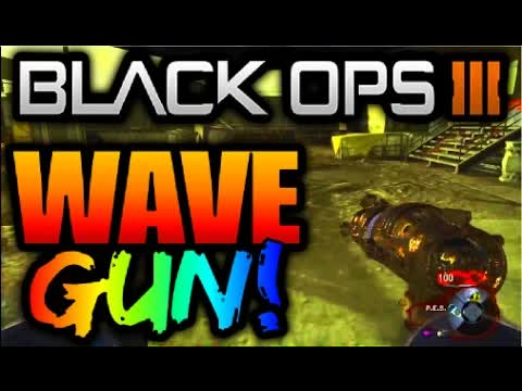 Call of Duty Black Ops 3 ZOMBIES "WAVE GUN" EASTER EGG WONDER WEAPON ON COMBINE MULTIPLAYER MAP (BO3