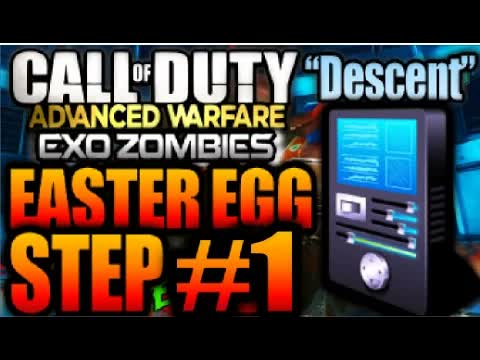 COD Advanced Warfare EXO-ZOMBIES DESCENT EASTER EGG STEP #1 Secret Guide/Tutorial AW DLC Reckoning