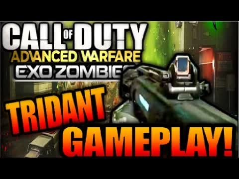 COD Advanced Warfare EXO-ZOMBIES DESCENT KL0-3 Trident Wonder Weapon GAMEPLAY DLC RECKONING