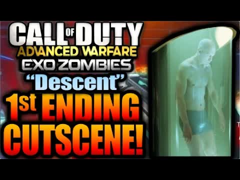 COD Advanced Warfare EXO-ZOMBIES DESCENT EASTER EGG ENDING CUTSCENE #1 (Outro Gameplay) AW Reckoning