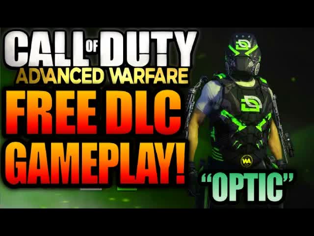 COD Advanced Warfare NEW FREE DLC "OPTIC GAMING GOLD GEAR SET" GAMEPLAY SUPPLY DROP Opening UPDATE