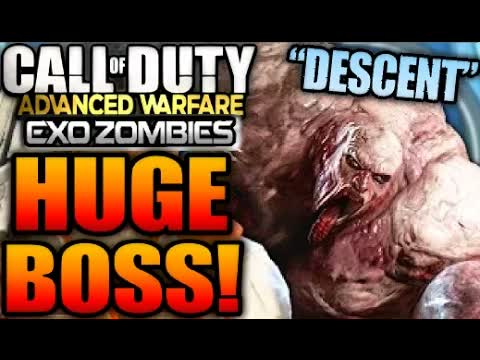 COD Advanced Warfare EXO-ZOMBIES DESCENT "HUGE BOSS MUTANT OZ" GAMEPLAY - Explained! DLC 4 RECKONING