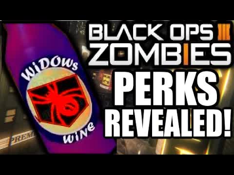 Call of Duty Black Ops 3 ZOMBIES SHADOWS OF EVIL PERKS CONFIRMED! "WIDOWS WINE" NEW PERK NEWS/INFO