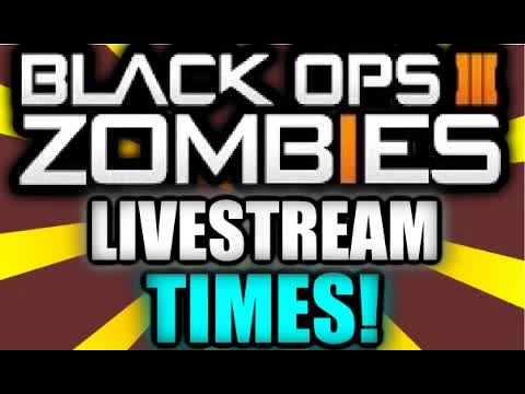 Black Ops 3 ZOMBIES OFFICIAL COMIC-CON LIVETREAM REVEAL TRAILER TIME + LINK SCHEDULE UK/US/PDT/ET