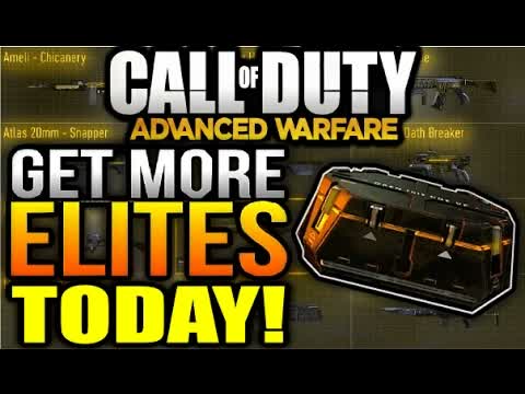 COD Advanced Warfare HOW TO GET MORE ELITE/ROYALTY WEAPONS/GUNS/GEAR TODAY Fast/Easy in Supply Drops