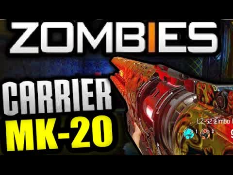 COD Advanced Warfare EXO-ZOMBIES CARRIER Playstation 4 L7-52 LIMBO MK20 GAMEPLAY AW DLC SUPREMACY