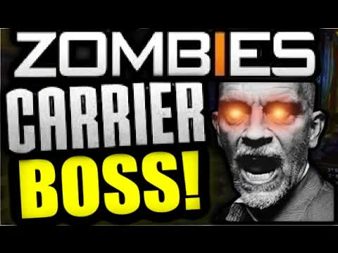 COD Advanced Warfare EXO-ZOMBIES CARRIER ROUND 39 MEGA BOSS "SUPER-GOLIATH" ROUND GAMEPLAY AW