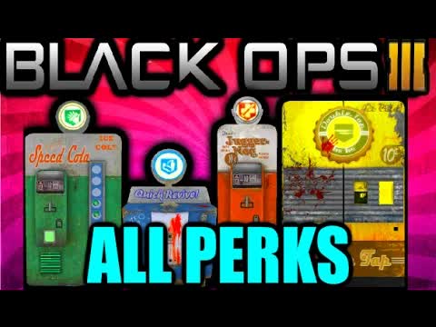 Call of Duty Black Ops 3 ZOMBIES ALL PERK-A-COLA's + PRO-PERKS UPGRADES! Leaked BO3 NEWS/INFO