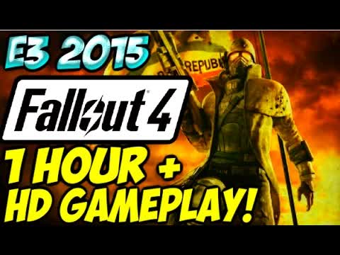 Fallout 4 : 25mins+ GAMEPLAY e3 2015 HD Singleplayer STORY MODE Crafting System/Shelter/Animals