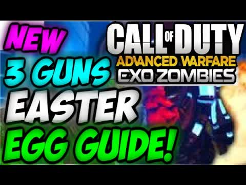 COD Advanced Warfare EXO-ZOMBIES CARRIER NEW EASTER EGG MUEL KICK 3 Weapons/Guns Perk Guide/Tutorial
