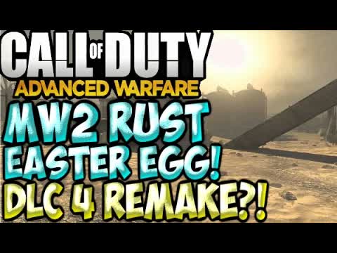 COD Advanced Warfare DLC 4 RECKONING MW2 RUST REMAKE?! COMPOUND Easter Egg (AW SUPREMACY Gameplay)