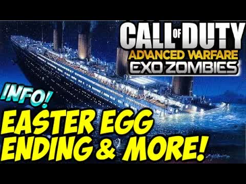 COD Advanced Warfare EXO-ZOMBIES CARRIER EASTER EGG ENDING INFO DLC 3 "ALL ACHIEVEMENTS" AW Gameplay