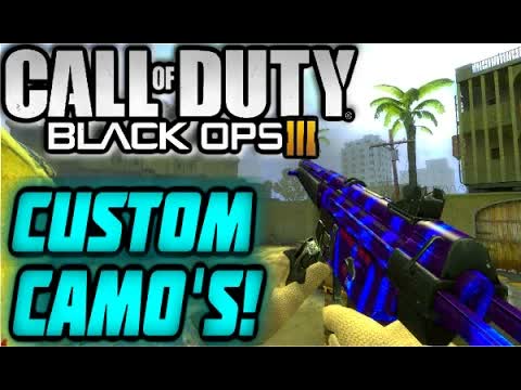 Call of Duty Black Ops 3 MULTIPLAYER CUSTOM CAMO CREATOR Gunsmith/Paintshop COD BO3 INFO/NEWS/LEAKED