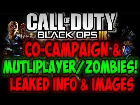 Call of Duty Black Ops 3 Leaked MULTIPLAYER/ZOMBIES/CO-OP CAMPAIGN NEWS/INFO COD BO3 Gameplay Images