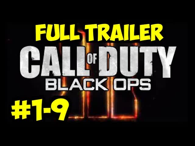 NEW Call of Duty BLACK OPS 3! FULL ENTIRE TRAILER TEASER! Official Reveal Snapchat #1-9 COD BO3 2015