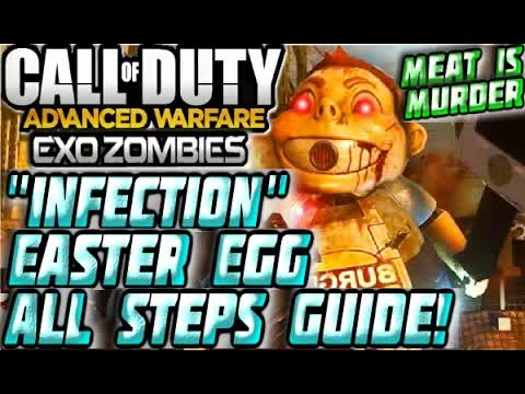 COD Advanced Warfare EXO-ZOMBIES INFECTION FULL EASTER EGG Guide/Tutorial Entire AW Ascendance DLC