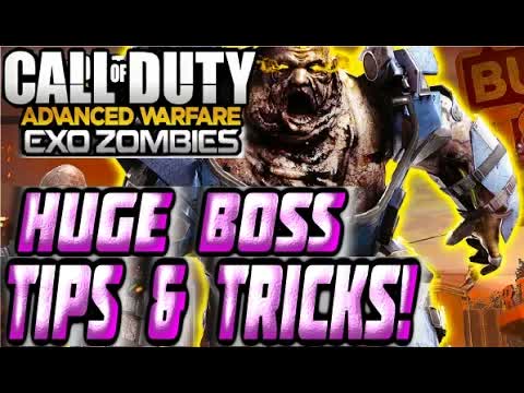 Call of Duty Advanced Warfare EXO-ZOMBIES INFECTION HUGE BOSS ROUND GOLIATH Gameplay STRATEGY AW DLC