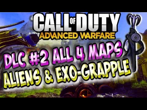 "ALIENS" COD Advanced Warfare DLC 2 Ascendance MULTIPLAYER GAMEPLAY Images/EXO-GRAPPLE MAP Pack