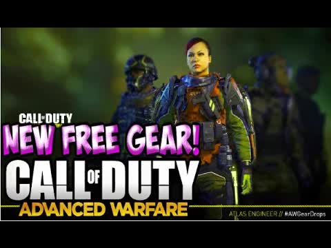 Call of Duty Advanced Warfare NEW FREE DLC GEAR / UPDATE! "ATLAS ENGINEER" Loot/Drop COD AW GAMEPLAY