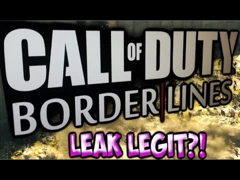 Call of Duty 2015 "BLACK OPS 3" Border Lines Leaked Title/MENU Gameplay Legit/Fake?! COD BO3 NEWS