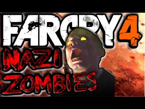 Call of Duty NAZI ZOMBIES Custom Map Editor "COD WaW Nacht Der Untoten" - Far Cry 4 GAMEPLAY FC4