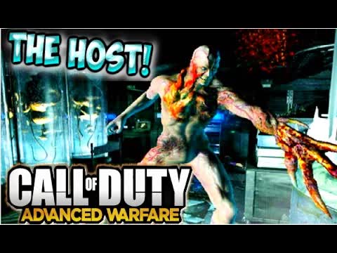Call of Duty Advanced Warfare EXO-ZOMBIES HUGE MUTANT HOST BOSS ROUND Gameplay OUTBREAK/DESCENT