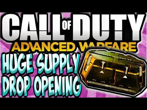 "ELITE WEAPONS" Call of Duty Advanced Warfare SUPPLY DROP OPENING MONTAGE RARE HUGE COD AW