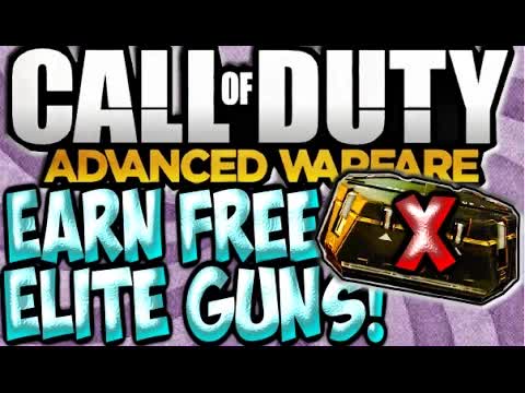 COD ADVANCED WARFARE How to Earn Free Elite Weapons Without Supply DROPS Gun Varient Challenges SOON