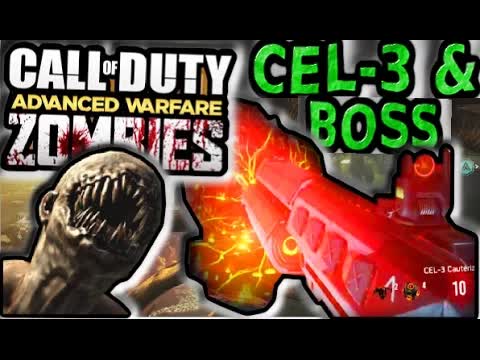 COD Advanced Warfare EXO-ZOMBIES OUTBREAK CEL-3 Cauterizer Wonder Weapon/BOSS GAMEPLAY HAVOC DLC MAP