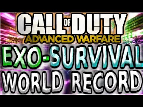 Call of Duty Advanced Warfare EXO-SURVIVAL WORLD RECORD Split-Screen ROUND 64 (COD AW Gameplay)