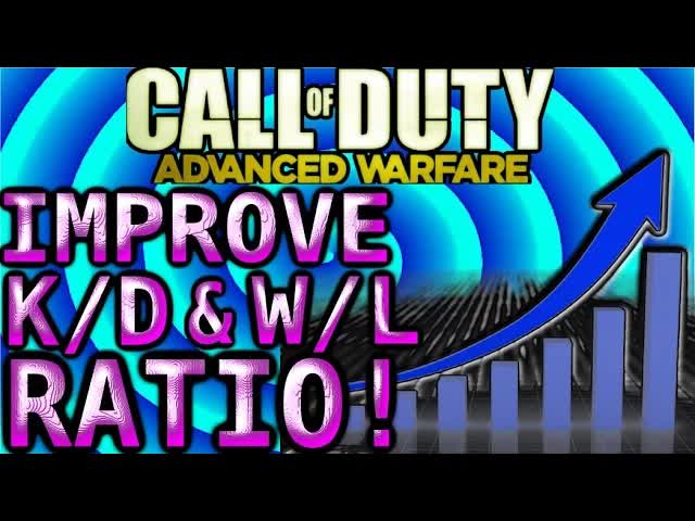 COD Advanced Warfare How To Improve Your K/D & W/L Ratio Increase,Fast,Easy,Best Win Loss Kill Death