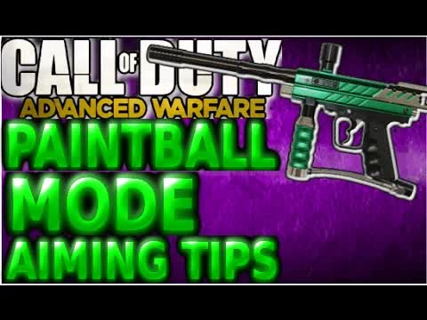 COD Advanced Warfare PAINTBALL MODE AIMING TIP [MUST WATCH!] (Call of Duty AW Multiplayer Gameplay)