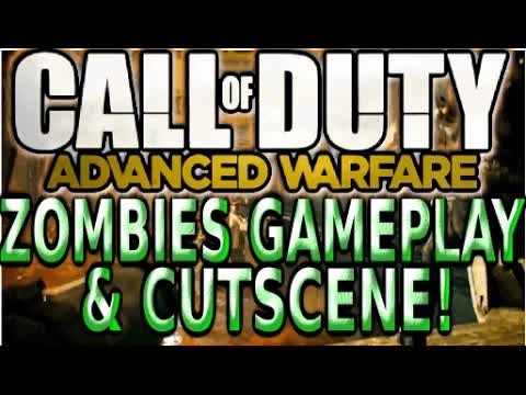 Call of Duty Advanced Warfare EXO-ZOMBIES GAMEPLAY & ENDING CUTSCENE SURVIVAL BONUS ROUND CO-OP MODE