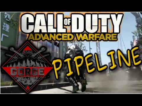 Call of Duty Advanced Warfare "ATLAS GORGE" GAMEPLAY PIPELINE REMAKE Bonus DLC Map COD Multiplayer