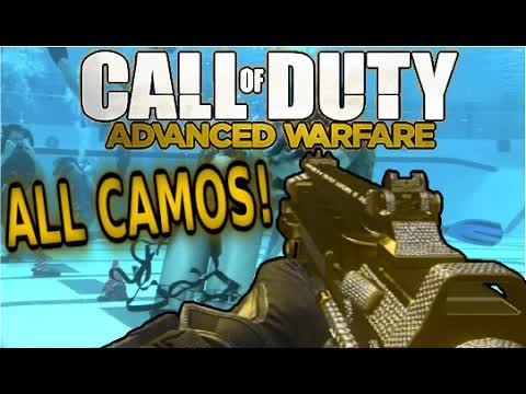COD Advanced Warfare ALL WEAPON CAMOS ROYALTY/DIAMOND/GOLD BEST Call of Duty AW Multiplayer Gameplay