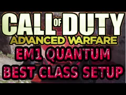 COD Advanced Warfare "EM1 QUANTUM" Lazer Gun BEST CLASS SETUP MOMENTUM AW Multiplayer Gameplay