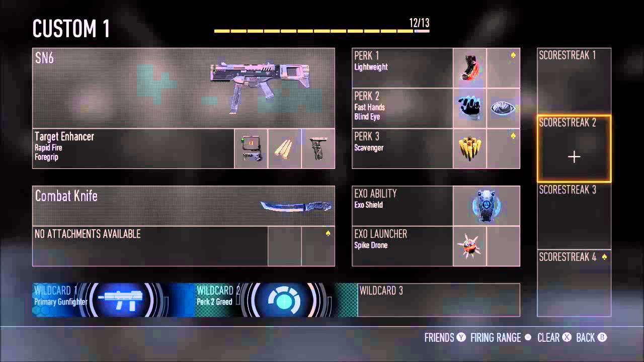 Call of Duty Advanced Warfare "SN6" BEST CLASS SETUP Create-a-Class GUIDE MULTIPLAYER Gameplay