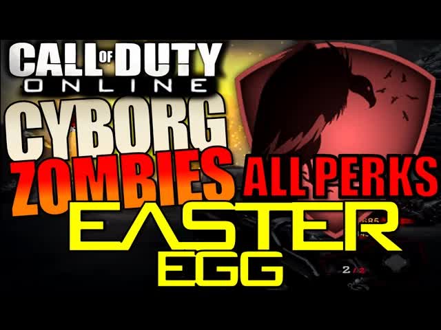 Call of Duty ONLINE Cyborg Zombies EASTER EGG All HIDDEN Perks Evacuation/Rescue Secret COD China