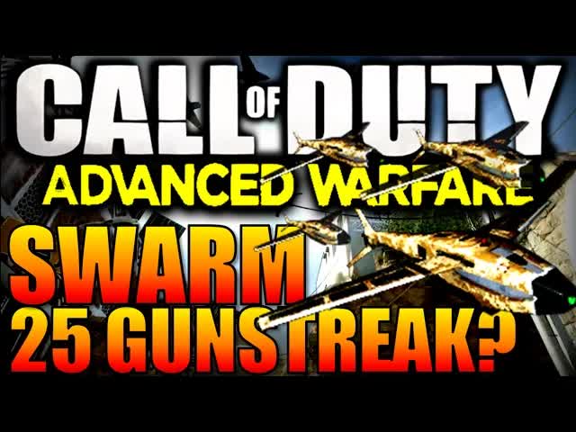 Call of Duty Advanced Warfare "SWARM 25 GUNSTREAK?" New NUKE? MULTIPLAYER GAMEPLAY (COD AW 2014)