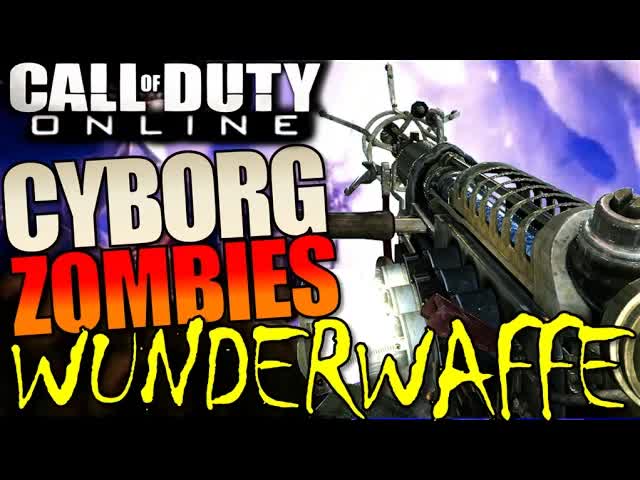 Call of Duty: ONLINE Cyborg Zombies Wunderwaffe DG-2 Gameplay! Wonder Weapon Rising COD Robot China