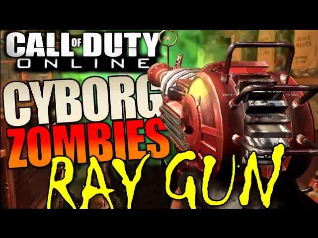 Call of Duty ONLINE Cyborg Zombies Ray GUN Gameplay! Wonder Weapon Dead Rising COD Robots China