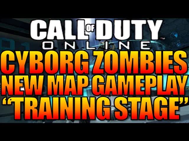 Call of Duty Online Cyborg Zombies New Map TRAINING STAGE Gameplay Campaign? Robots CODOL COD China
