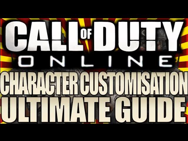 Call of Duty Online Character Customization & Backgrounds/Emblems Showoff China Multiplayer Gameplay