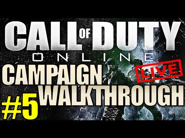 Call of Duty: Online CAMPAIGN Gameplay Walkthrough Part 5 "ESTATE" LIVE w/TGR (COD CODOL China)