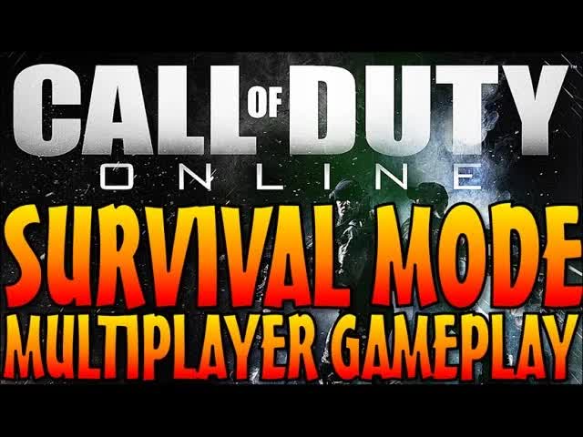 Call Of Duty: Online FULL Survival Mode Multiplayer Gameplay E3 2014 (New COD: OL China Gameplay)