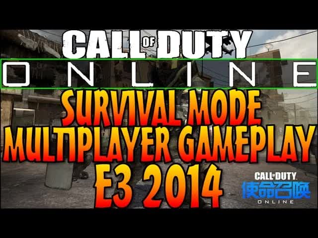 Call Of Duty: Online New Survival Mode Gameplay E3 2014 Multiplayer Trailer (COD: OL China Gameplay)