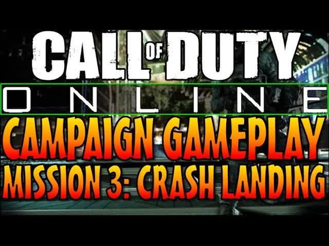Call Of Duty: Online China Campaign Mission 3: Crash Landing Gameplay (COD: Online Gameplay CODOL)