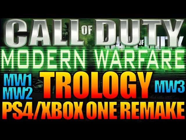 Call Of Duty:Modern Warfare 1/2/3 Remake PS4 & Xbox One Trilogy Next Gen MW1/2/3 CoD Ghosts Gameplay