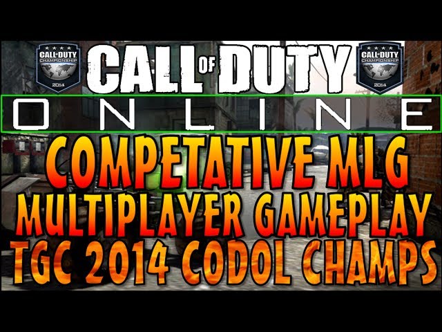 Call Of Duty: Online TGC 2014 Competitive MLG Multiplayer Gameplay eSports Cod: Online CHINA Champs